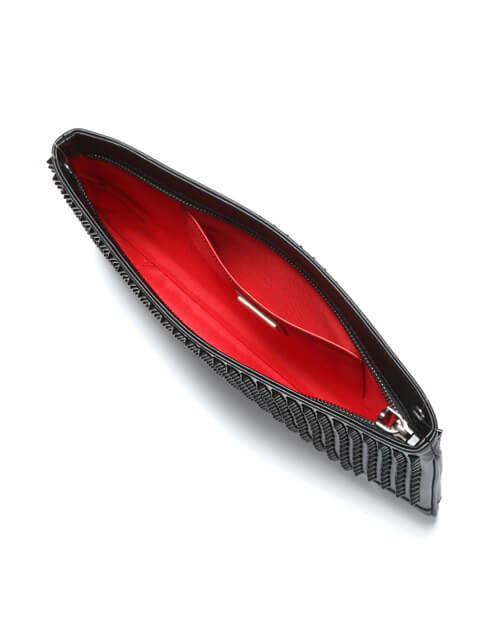クリスチャン ルブタンコピー 　2015年春夏新作カーフスキン　ショルダー付 クラッチバッグLOUBIPOSH CLUTCH CALF PARIS/SPIKES 3120508 CM53